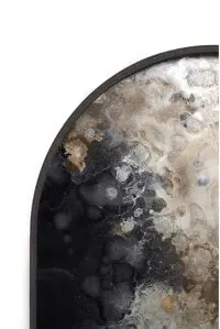 Black Organic Glass Tray
